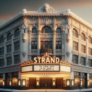 "Vintage Strand Theater Facade"