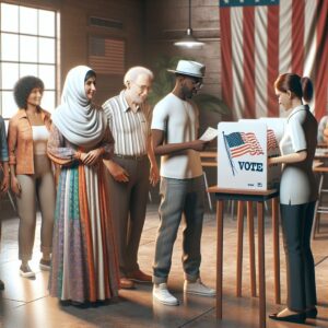 Louisiana resident voting early