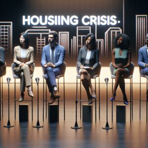 "Housing crisis discussion panel"