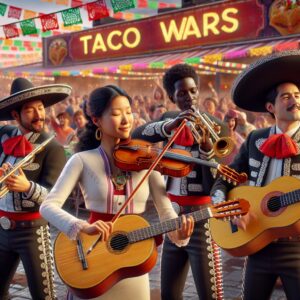 Mariachi band at Taco Wars