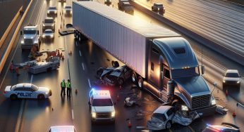 Major Crash Shuts Down Highway 3132 in Shreveport Following Catastrophic Collision Involving Fuel-Laden 18-Wheeler