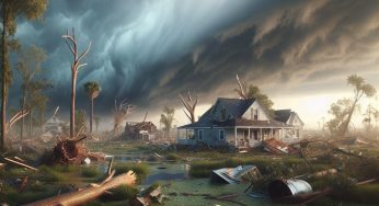 Severe Storm Leads to Extensive Damage and Flooding in Southern Shreveport and Bossier Parish, Louisiana on May 22