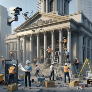 "City Hall Security Upgrade Construction"