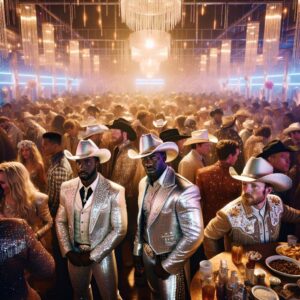 Rhinestone cowboy themed party