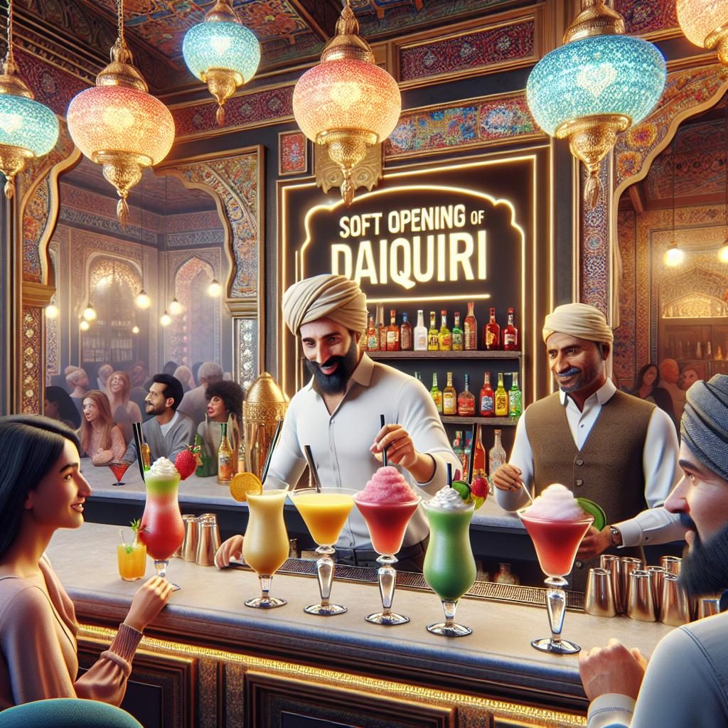 Daiquiri bar soft opening