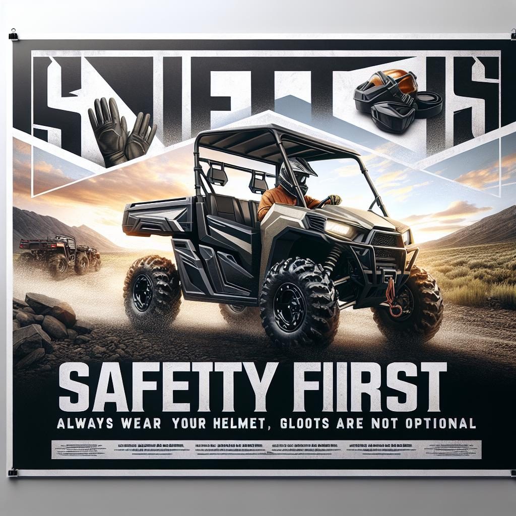 UTV safety awareness poster