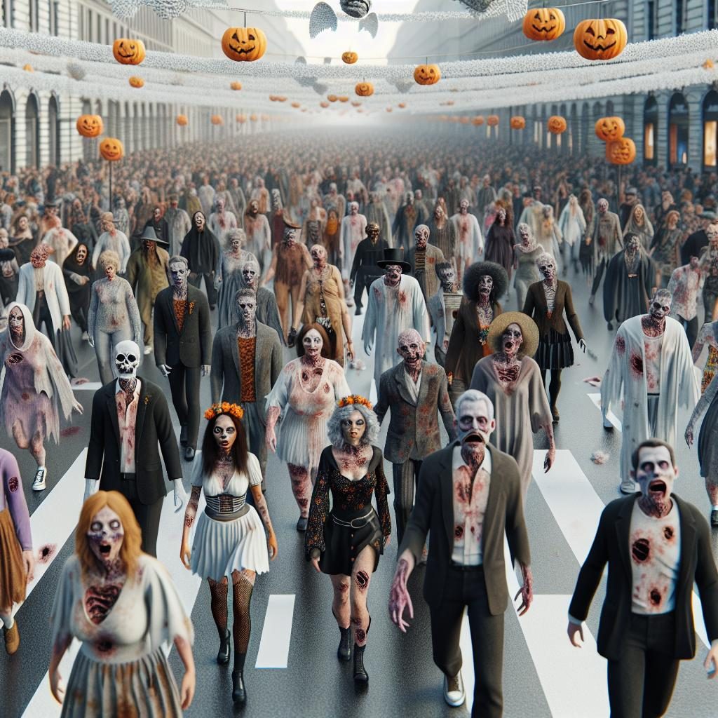 Zombie Costume Parade