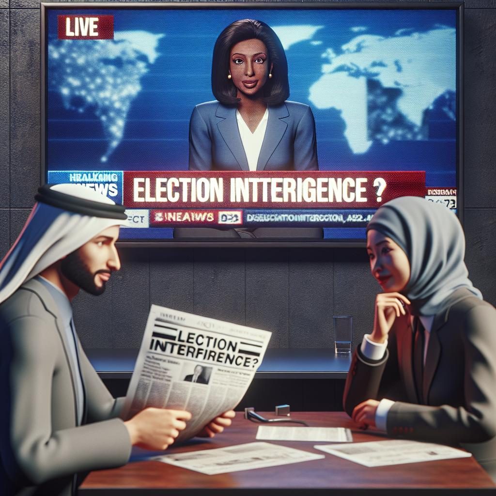 Election interference media coverage.