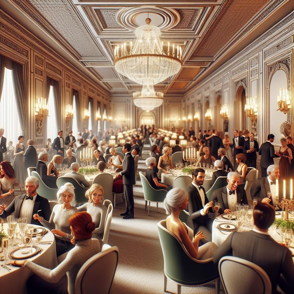 Elegant charity gala