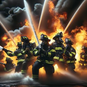 Firefighters in Action