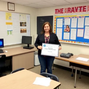 Bossier City Honors Teacher's Commitment with $1,500 Award for Classroom Technology