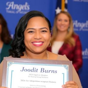 Shreveport Celebrates Jodi Burns as 2024 Angels in Adoption Honoree for Supporting Young Mothers