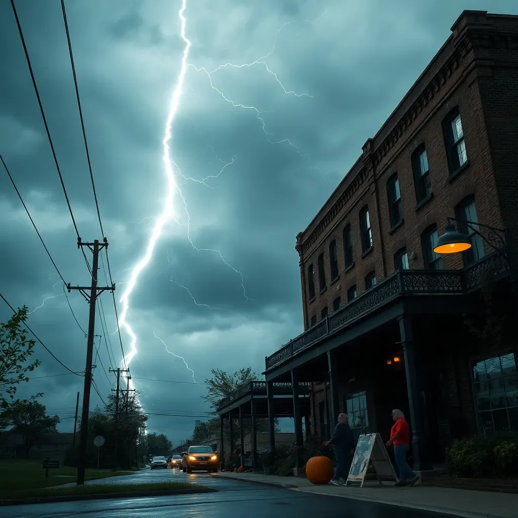 Shreveport Braces for Stormy Weather as Halloween Approaches