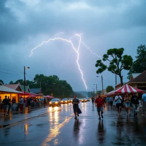 Exciting Events Unfold as Rainy Weather Approaches Natchitoches, Louisiana