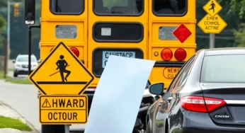 Morning Crash in Shreveport Involves School Bus and Car; No Serious Injuries Reported