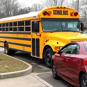 Caddo Parish School Bus Collides with Car, No Injuries Among Children Reported