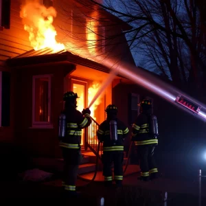 Shreveport Firefighters Quickly Contain House Blaze on Poland Street