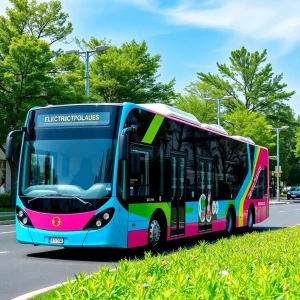 Shreveport Unveils Eye-Catching Electric Bus to Assist Residents with Utility Costs