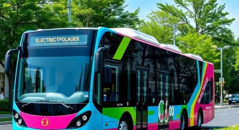 Shreveport Unveils Eye-Catching Electric Bus to Assist Residents with Utility Costs