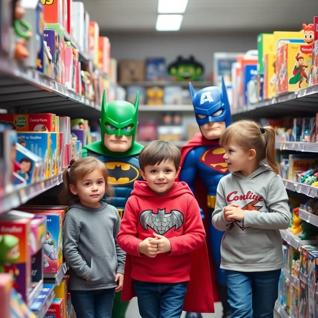 Bossier City First Responders Spread Holiday Joy at Annual Heroes and Helpers Toy Shopping Event