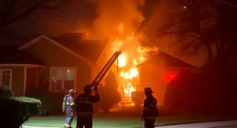 Shreveport Firefighters Respond Swiftly to Nighttime House Fire in Queensborough
