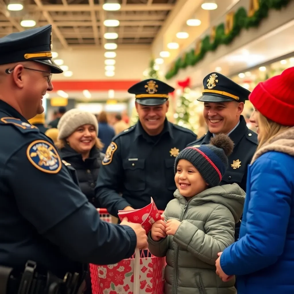 Shreveport Spreads Holiday Cheer with 'Shop with a Cop' Event