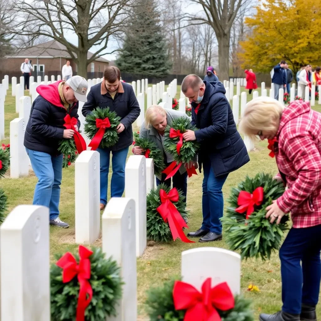 Shreveport Community Unites for Wreaths Across America Day to Honor Fallen Heroes