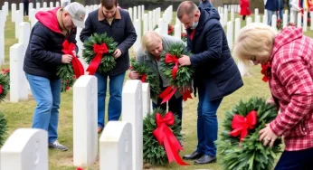 Shreveport Community Unites for Wreaths Across America Day to Honor Fallen Heroes