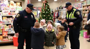 Shreveport Law Enforcement Brings Holiday Joy to Children in Need with “Shop with a Cop” Event
