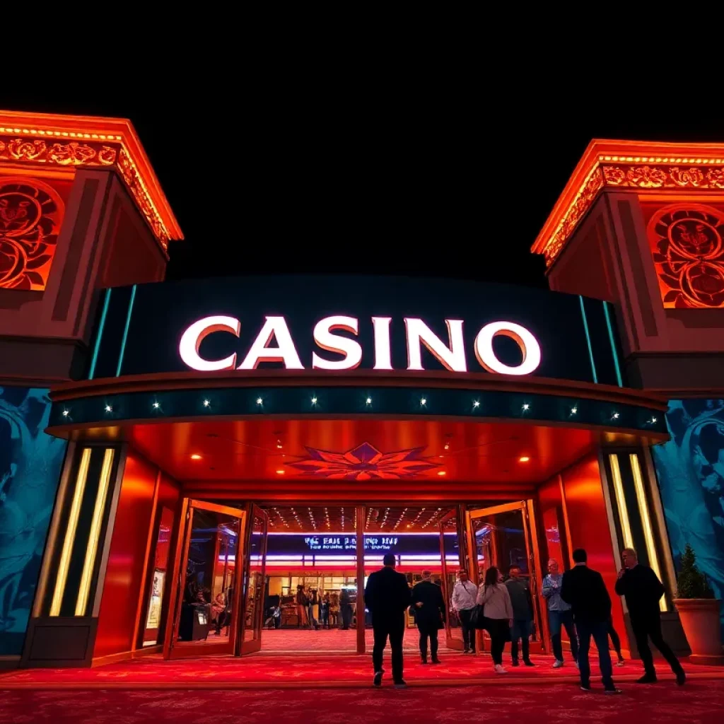 Entrance of Live! Casino & Hotel Louisiana