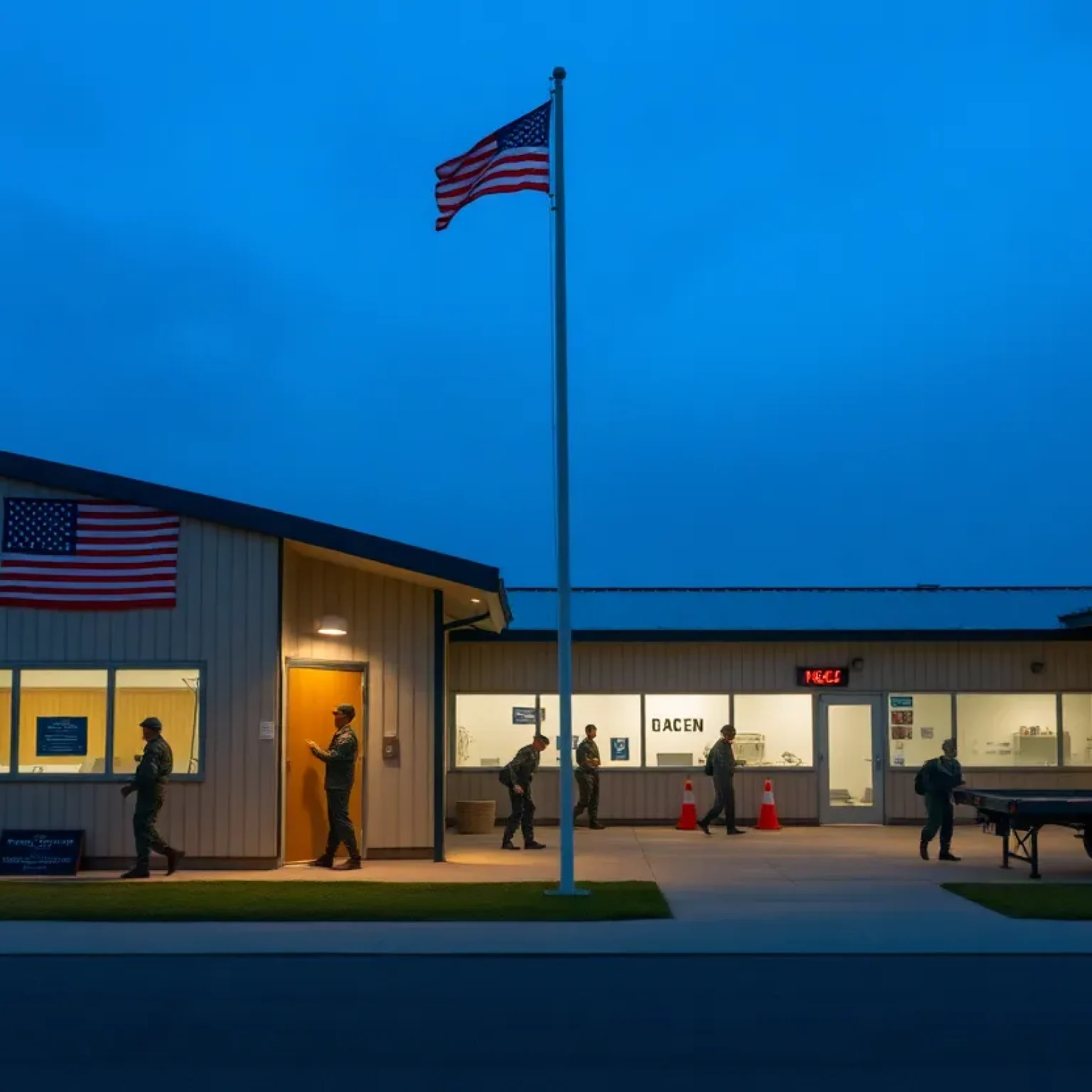 Military training facilities at Navy Reserve Center in Shreveport