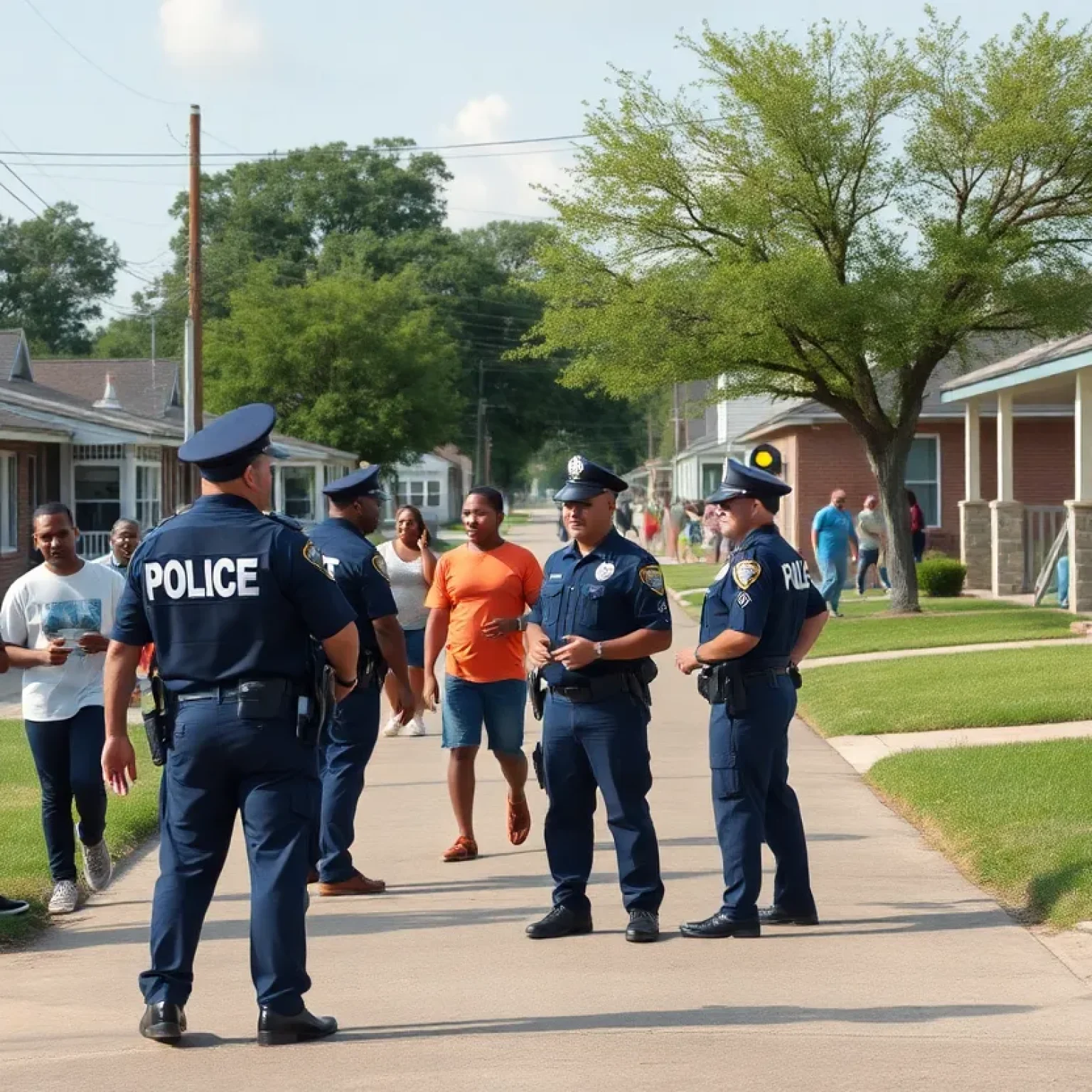 Law enforcement and community in Shreveport working together