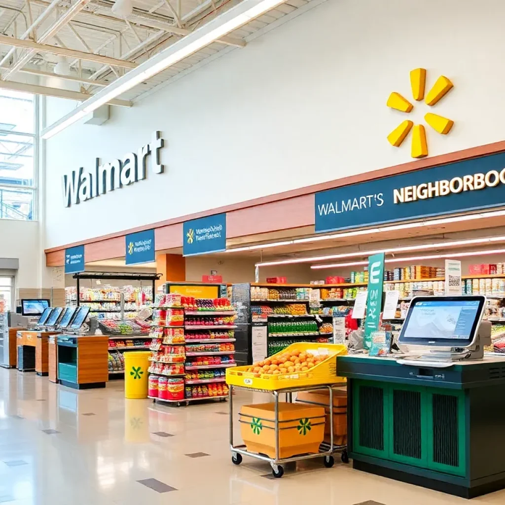 Renovated Walmart Neighborhood Market in Bossier City