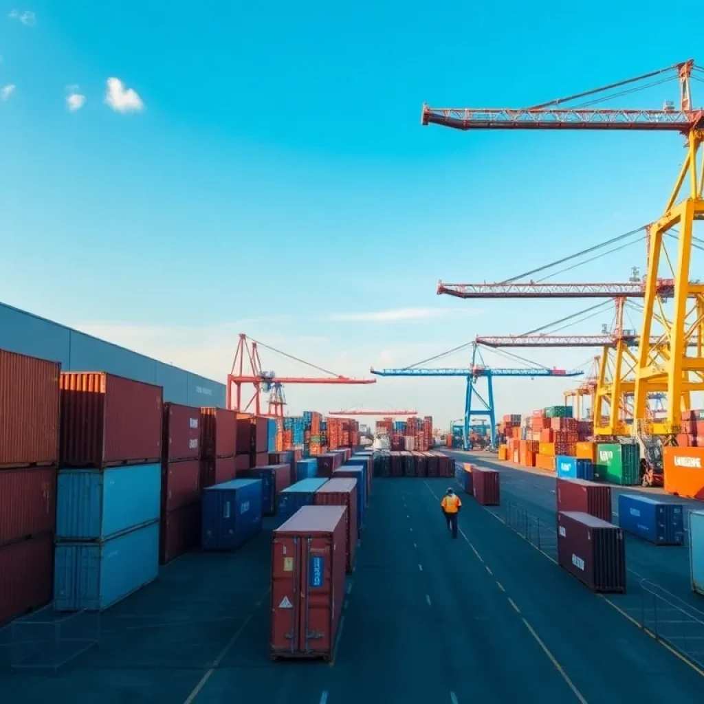 Newly opened warehouse at the Port of Caddo-Bossier