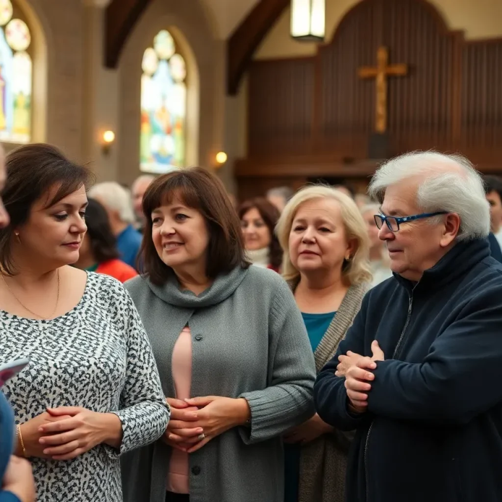 Community members gathered in memory of Ronald Paul Free