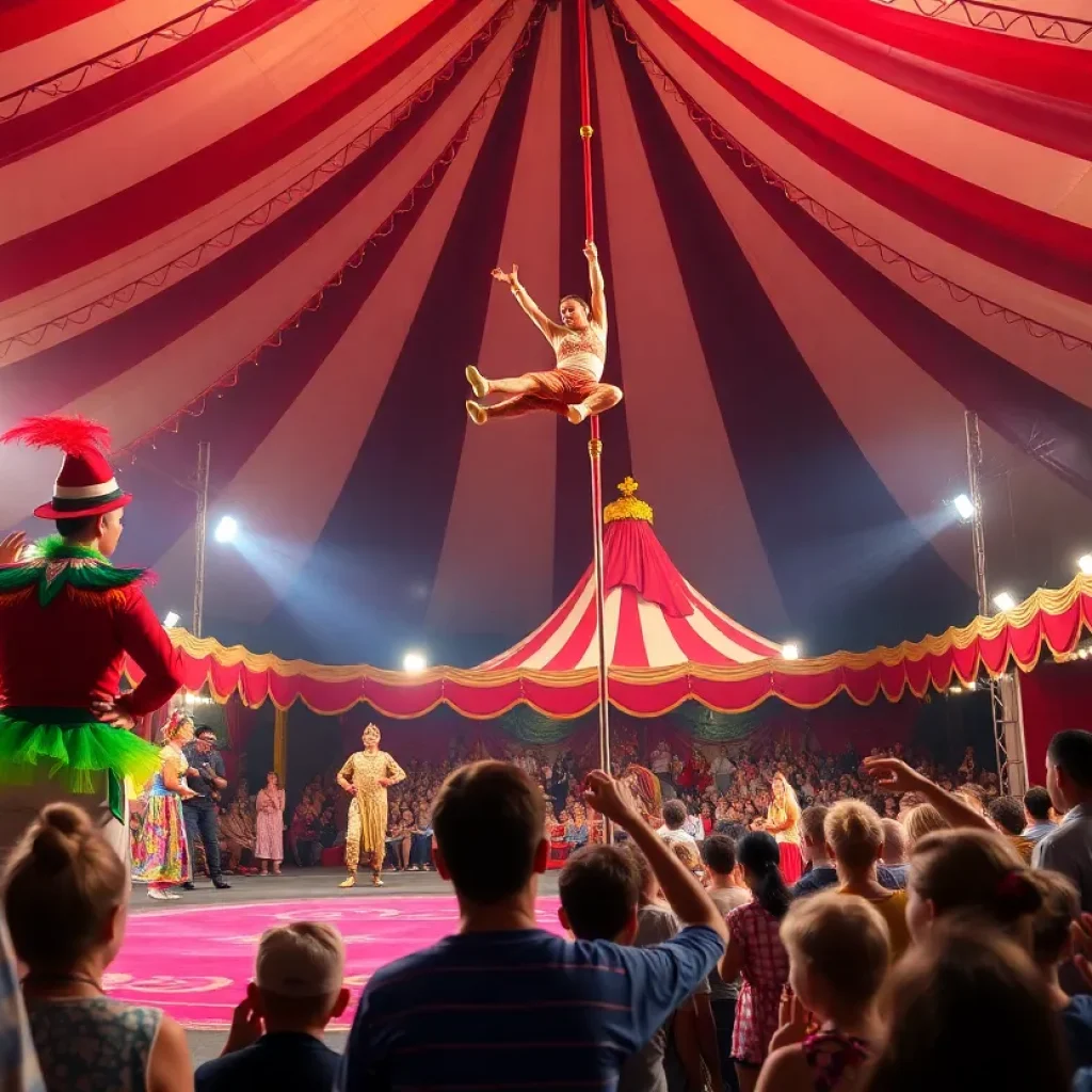 Performers at the Do Portugal Circus in Shreveport