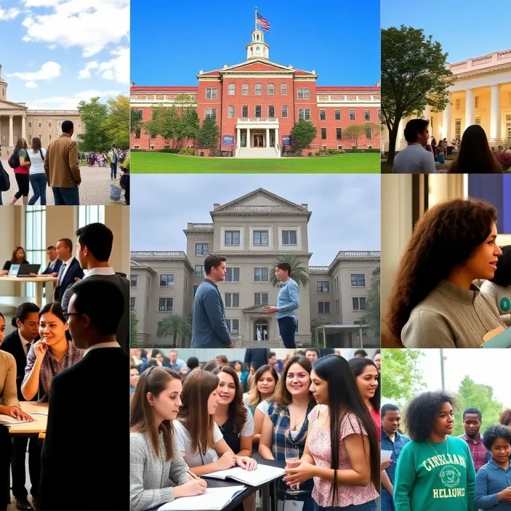 Students engaging in diversity initiatives on Louisiana college campuses.