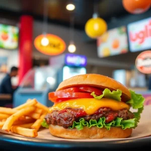 A delicious juicy burger served at Roul's Deli in Shreveport