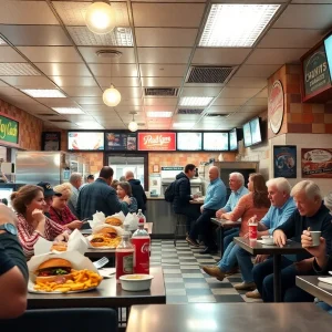 Customers enjoying meals at Roul's Deli in Shreveport