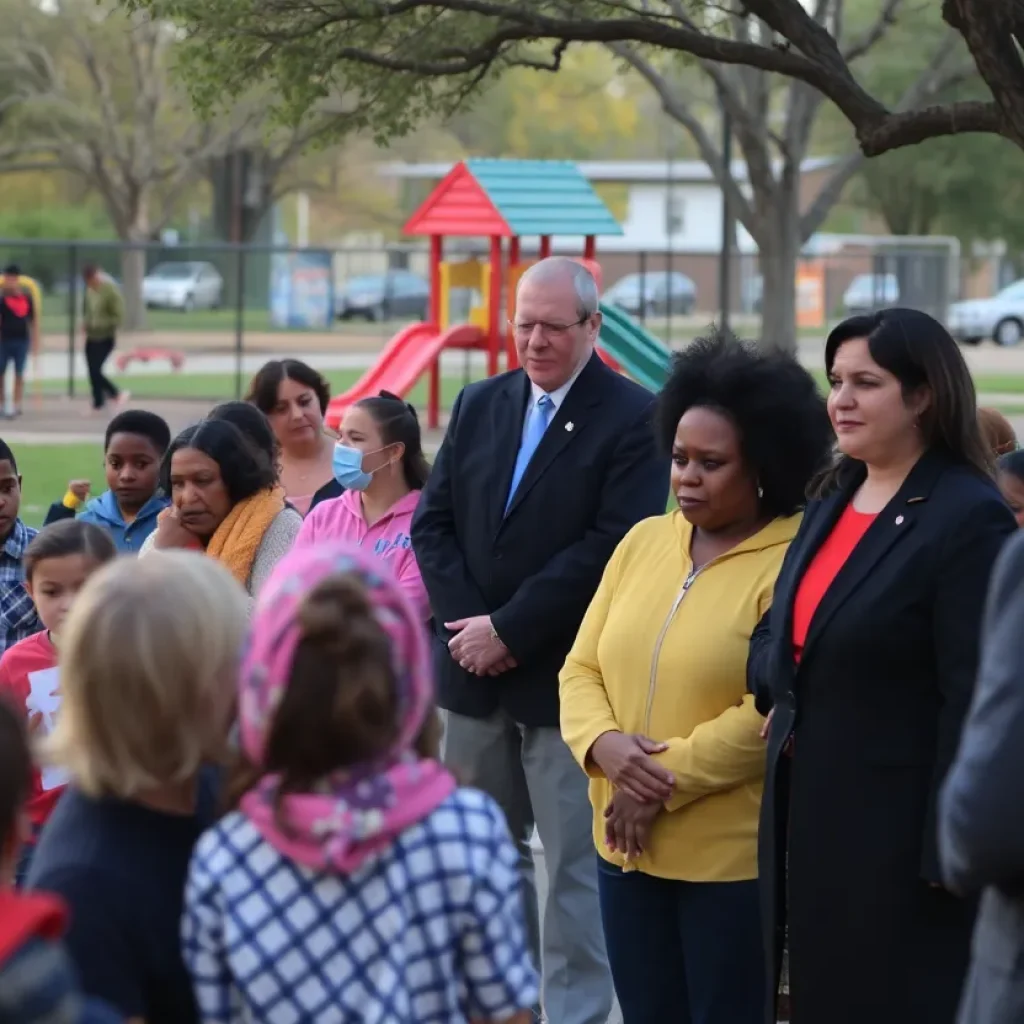 Vigil for child safety in Shreveport community gathering