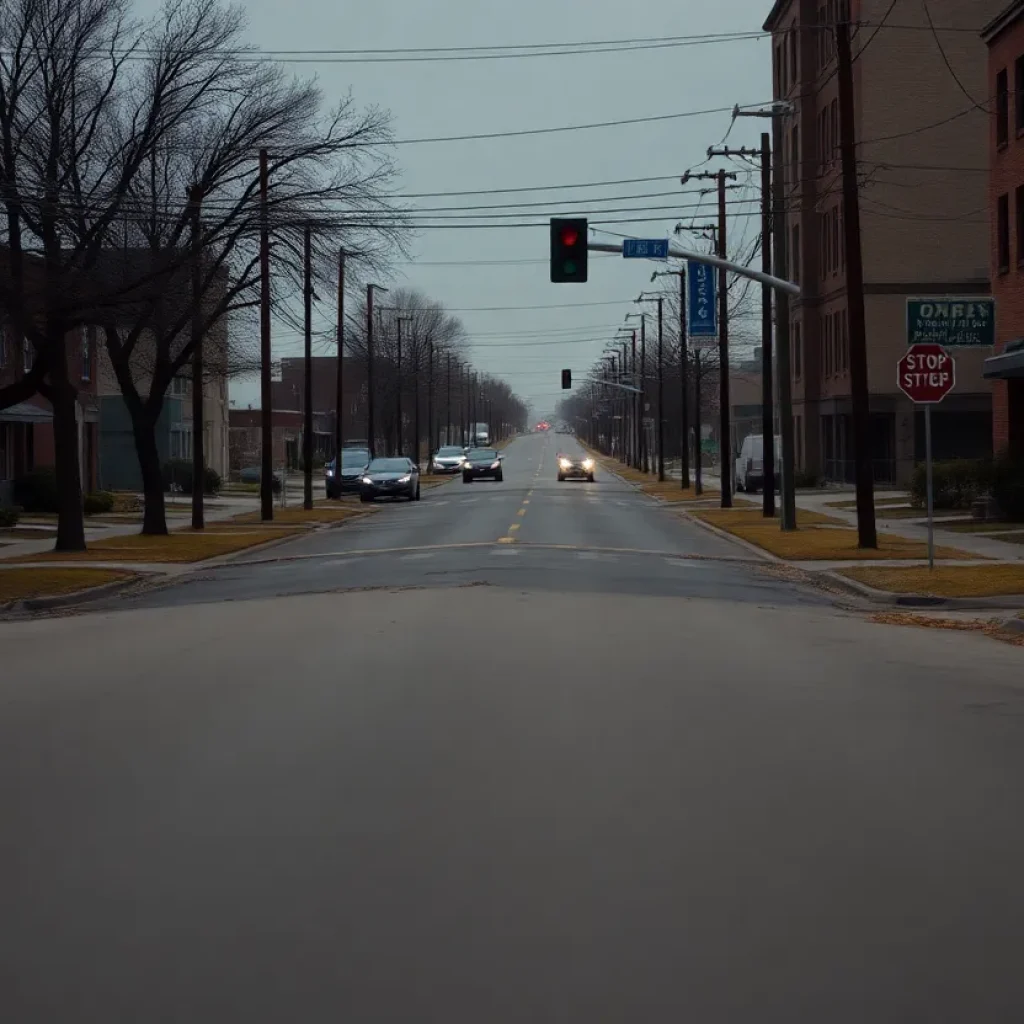 Urban scene in Shreveport representing the impact of drug trafficking.