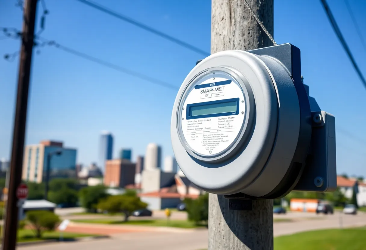 Smart meter installation in Shreveport, LA