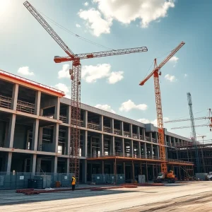 Construction of Gordon Inc. manufacturing facility in Bossier City