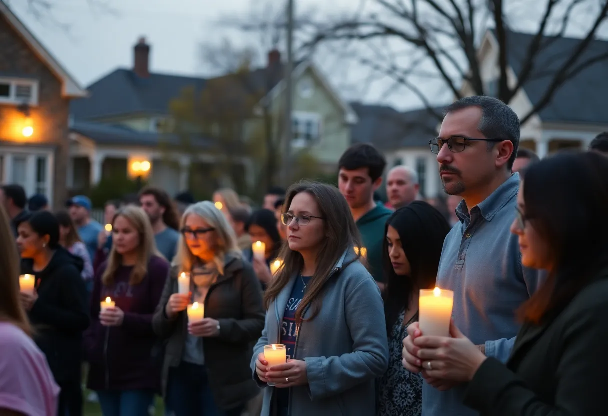 Candlelight vigil held in Shreveport community after recent shooting.