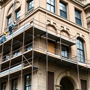 Renovation of a historic building in Shreveport