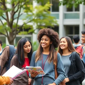 Students at LSU representing diversity and inclusion