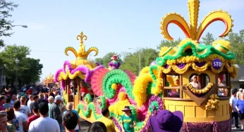 Shreveport’s Krewe of Highland Parade Lights Up Mardi Gras