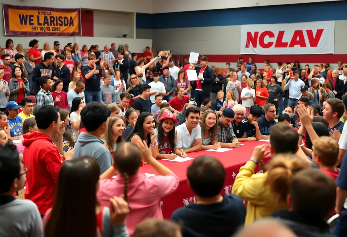 Local athletes celebrate NCAA Signing Day in Shreveport-Bossier City