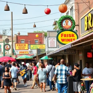 People enjoying Black Restaurant Week in Shreveport with diverse cuisines and cultural festivities.