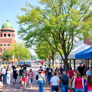 A collage of Shreveport-Bossier attractions and community events promoting tourism.